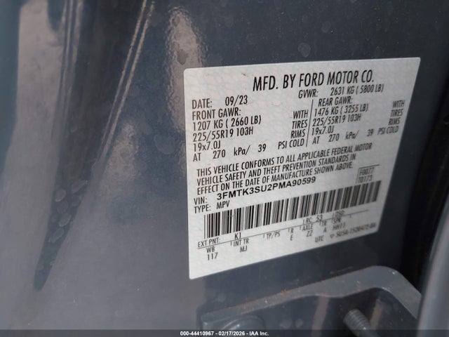 Ford Mustang Mach-e Premium 2023 3FMTK3SU2PMA90599 Image 9