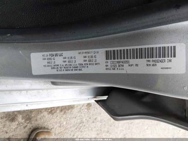 Продаж на аукціоні авто 2015 Chrysler 200 Limited, vin: 1C3CCCAB8FN632931, номер лоту: 44411094