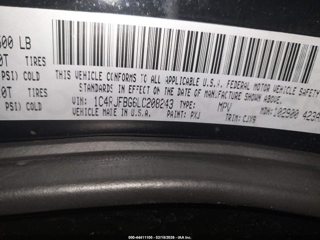 2020 JEEP GRAND CHEROKEE 1C4RJFBG6LC208243 Photo 8