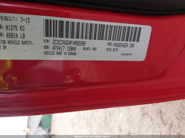Продаж на аукціоні авто 2015 Chrysler 300 300s, vin: 2C3CCAGGXFH892280, номер лоту: 44411114
