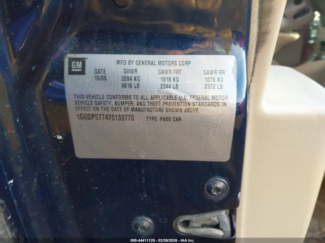 2007 CADILLAC CTS 1G6DP577470139770 Photo 8