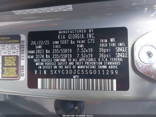 5XYC3DJC5SG011299 KIA Ev6 Light/wind/light Long Range