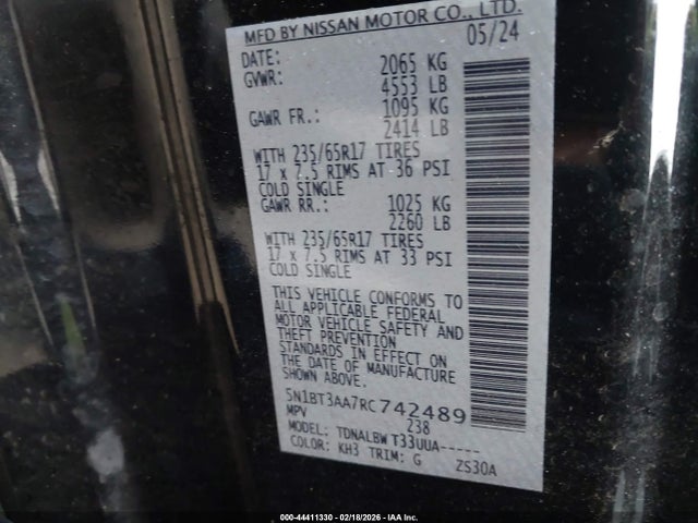 2024 NISSAN ROGUE 5N1BT3AA7RC742489 Photo 8