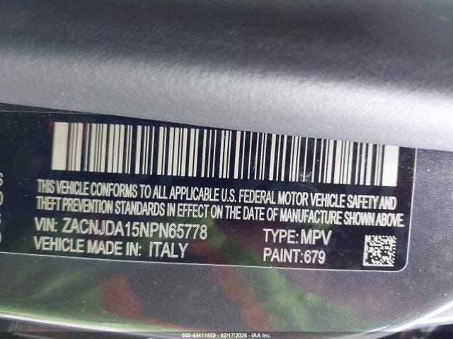 2022 JEEP RENEGADE ZACNJDA15NPN65778 Photo 8