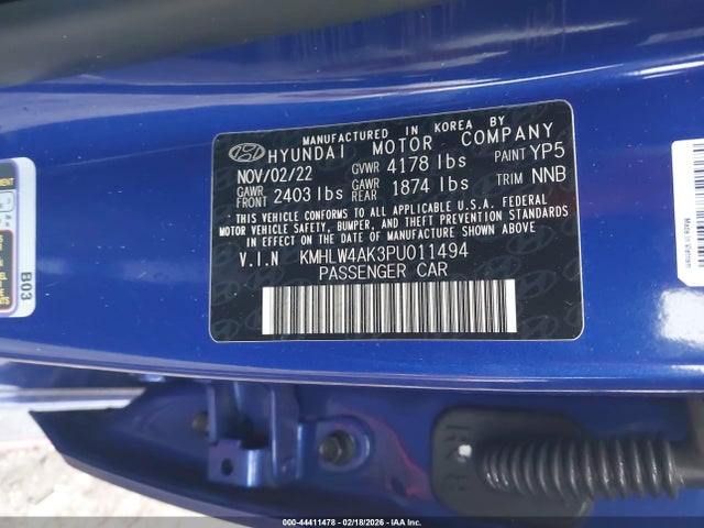 2023 HYUNDAI ELANTRA N KMHLW4AK3PU011494 Photo 8