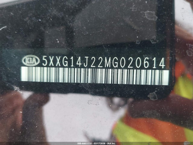 5XXG14J22MG020614 KIA K5 LXS