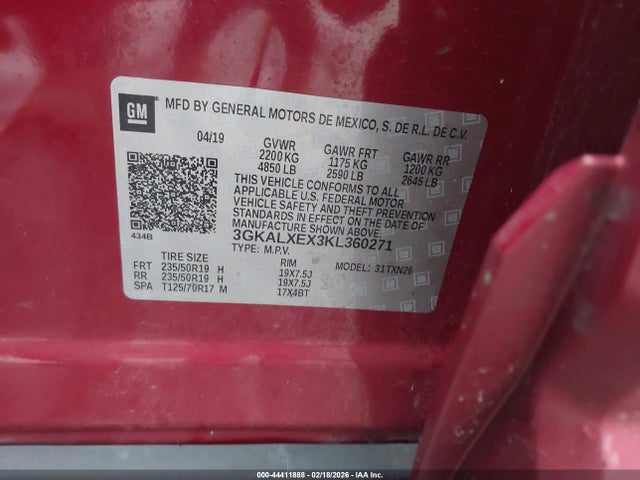 Продажа на аукционе авто 2019 Gmc Terrain Denali, vin: 3GKALXEX3KL360271, номер лота: 44411888
