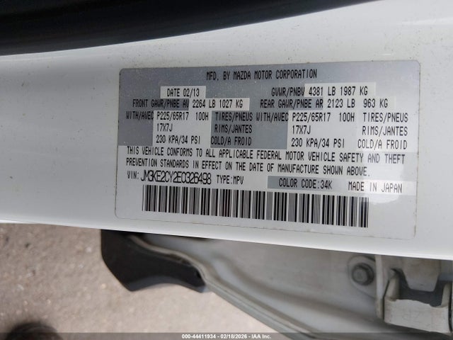 Mazda Cx-5 Touring 2014 JM3KE2CY2E0326498 Image 9