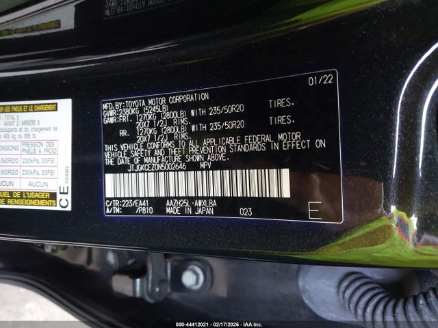 2022 LEXUS NX 350H JTJGKCEZ0N5002646 Photo 8