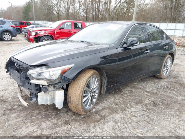 2018 Infiniti Q50 3.0t Luxe მანქანა იყიდება აუქციონზე, vin: JN1EV7AR2JM432714, აუქციონის ნომერი: 44412034