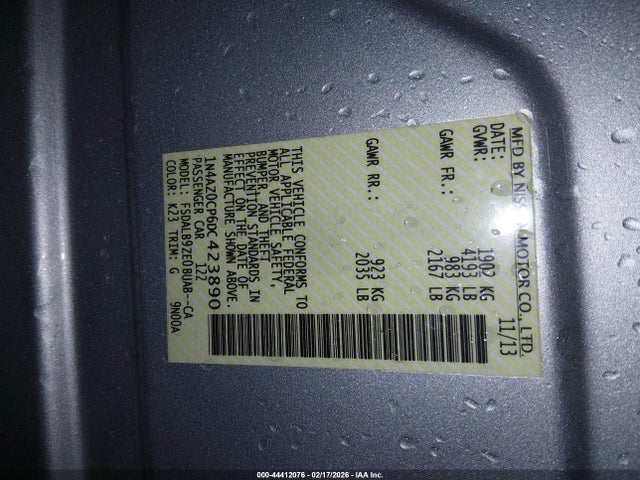 2013 NISSAN LEAF 1N4AZ0CP6DC423890 Photo 8