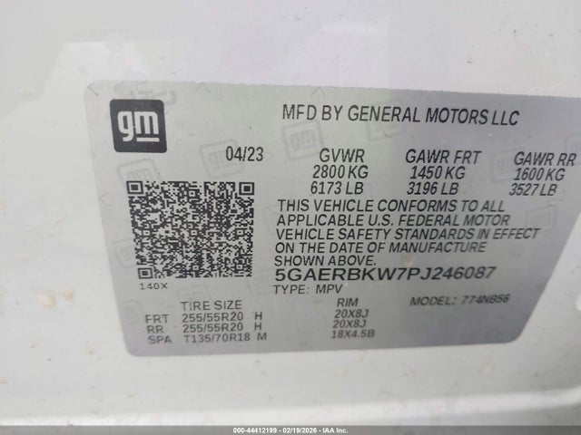Aukcja sprzedaży 2023 Buick Enclave Essence Fwd, vin: 5GAERBKW7PJ246087, numer aukcji: 44412199