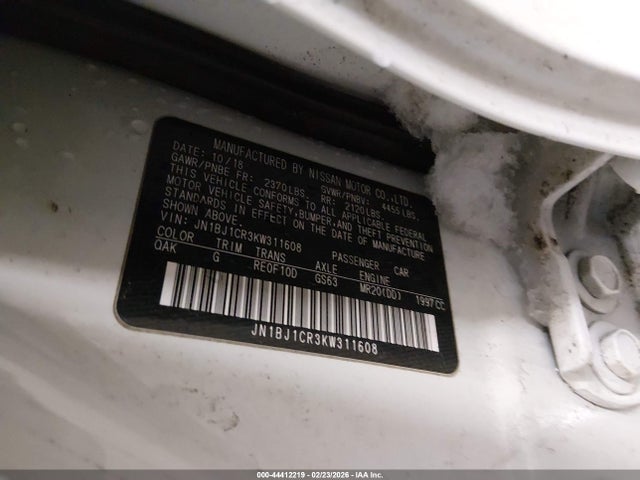 Aukcja sprzedaży 2019 Nissan Rogue Sport S, vin: JN1BJ1CR3KW311608, numer aukcji: 44412219