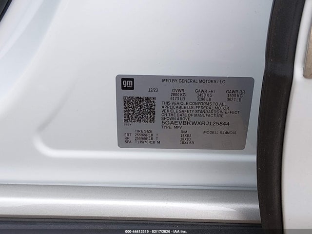 Продажа на аукционе авто 2024 Buick Enclave Premium Awd, vin: 5GAEVBKWXRJ125844, номер лота: 44412319