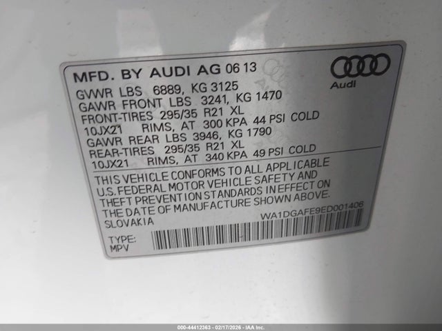 2014 AUDI Q7 WA1DGAFE9ED001406 Photo 8