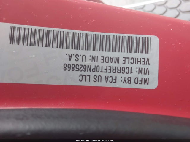 Продажа на аукционе авто 2023 Ram 1500 Big Horn  4x2 5'7 Box, vin: 1C6RREFT0PN625868, номер лота: 44412377