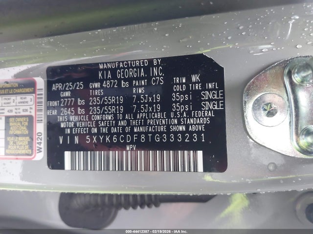 5XYK6CDF8TG333231 KIA Sportage X-line