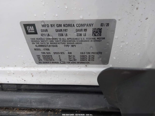 2020 BUICK ENCORE GX KL4MMBS27LB110448 Photo 8