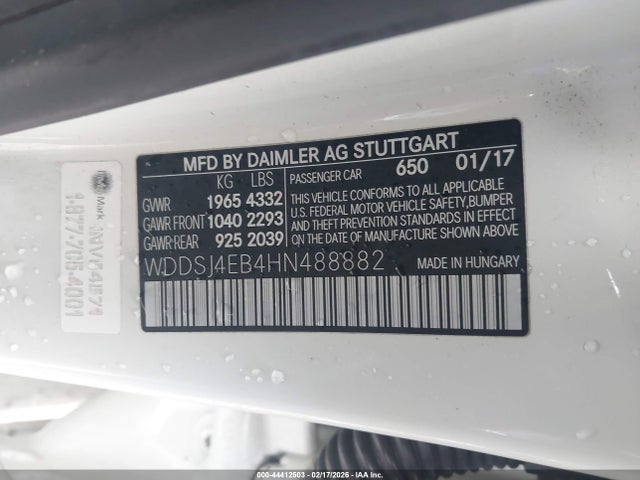 2017 MERCEDES-BENZ CLA 250 WDDSJ4EB4HN488882 Photo 8