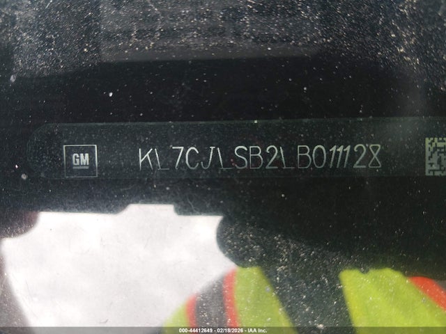 KL7CJLSB2LB011128 Chevrolet Trax Fwd Lt