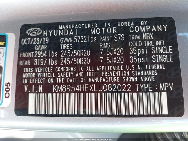 Hyundai Palisade Limited 2020 KM8R54HEXLU082022 Image 9