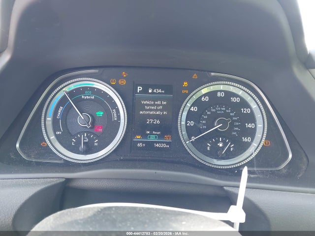 KMHL24JJXPA057019 Hyundai Sonata Hybrid Blue