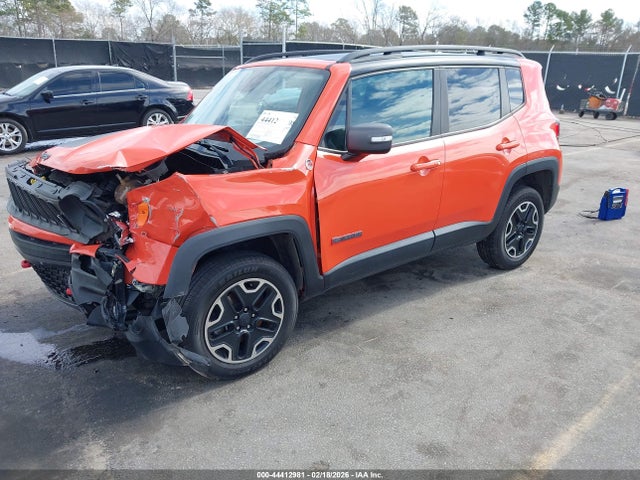 Продаж на аукціоні авто 2016 Jeep Renegade Trailhawk, vin: ZACCJBCT6GPD31665, номер лоту: 44412981