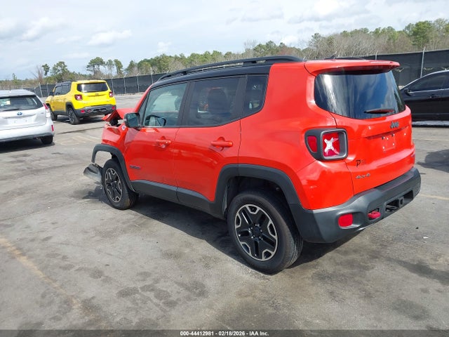 Продаж на аукціоні авто 2016 Jeep Renegade Trailhawk, vin: ZACCJBCT6GPD31665, номер лоту: 44412981