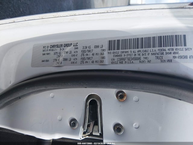 44413060 :رقم المزاد ، 1C6RR6FT6ES456606 vin ، 2014 Ram 1500 Tradesman مزاد بيع