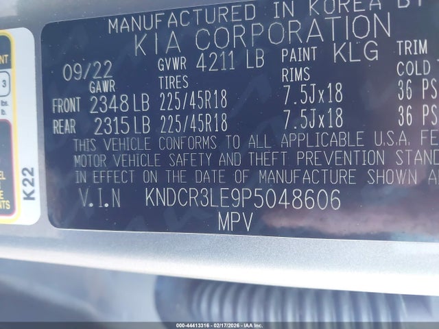 2023 KIA NIRO KNDCR3LE9P5048606 Photo 8