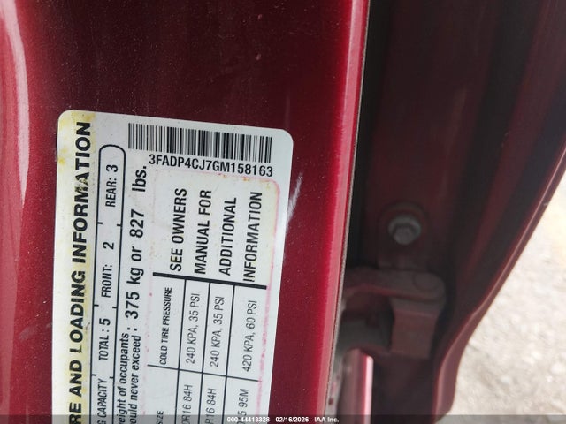 2016 FORD FIESTA 3FADP4CJ7GM158163 Photo 8