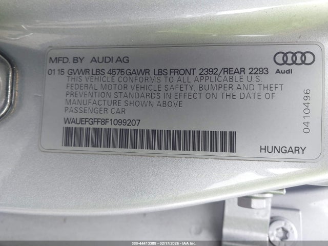 2015 AUDI A3 WAUEFGFF8F1099207 Photo 8
