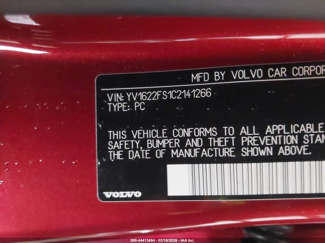 2012 VOLVO S60 YV1622FS1C2141266 Photo 8