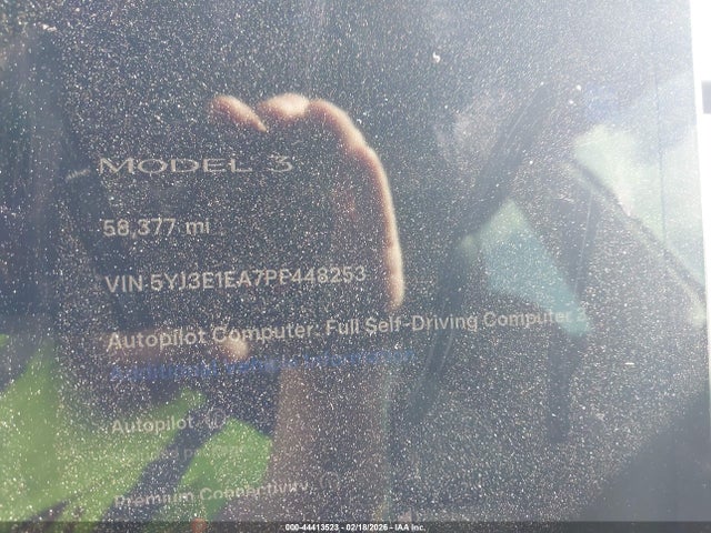 Aukcja sprzedaży 2023 Tesla Model 3 Rear-wheel Drive, vin: 5YJ3E1EA7PF448253, numer aukcji: 44413523