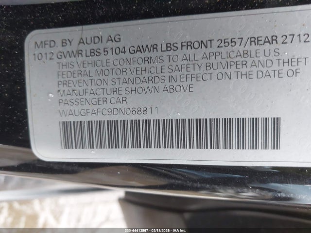 2013 AUDI A6 WAUGFAFC9DN068811 Photo 8