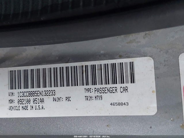 2014 Chrysler 200 Touring მანქანა იყიდება აუქციონზე, vin: 1C3CCBBB5EN132233, აუქციონის ნომერი: 44413591