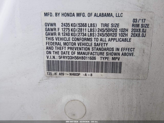 2017 ACURA MDX 5FRYD3H56HB011606 Photo 8
