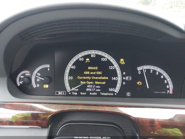 44413642 :رقم المزاد ، WDDNG7BB6AA341462 vin ، 2010 Mercedes-benz S 550 مزاد بيع