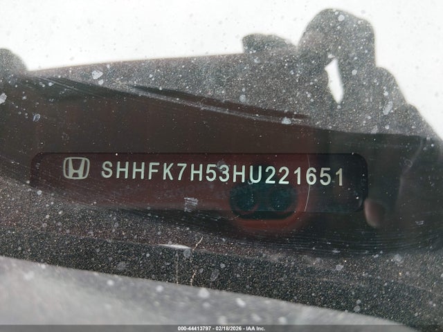 SHHFK7H53HU221651 Honda CIVIC EX