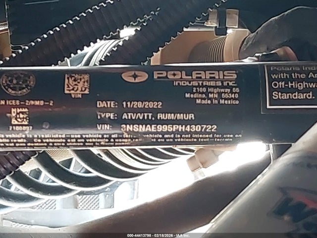 2023 POLARIS RZR 3NSNAE995PH430722 Photo 9