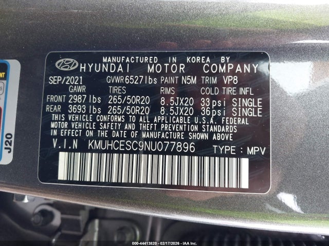 2022 GENESIS GV80 KMUHCESC9NU077896 Photo 8