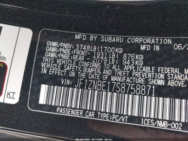 2025 TOYOTA GR86 JF1ZNBE17S8758871 Photo 8