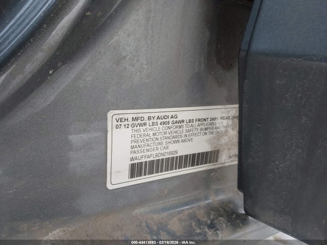 2013 AUDI A4 WAUFFAFL9DN016929 Photo 8