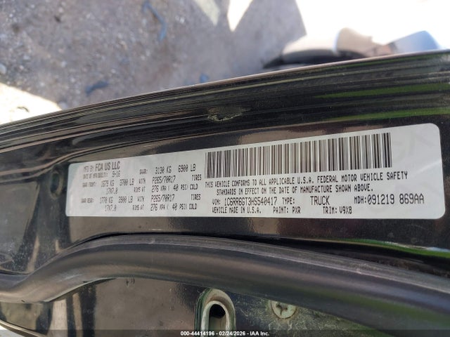 1C6RR6GT3HS540417 RAM 1500 Slt 4x2 6&#039;4 Box