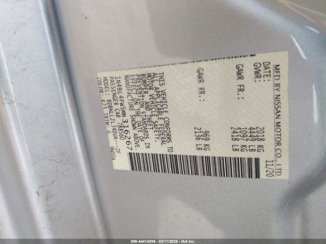 2021 NISSAN ALTIMA 1N4BL4FW5MN316267 Photo 8