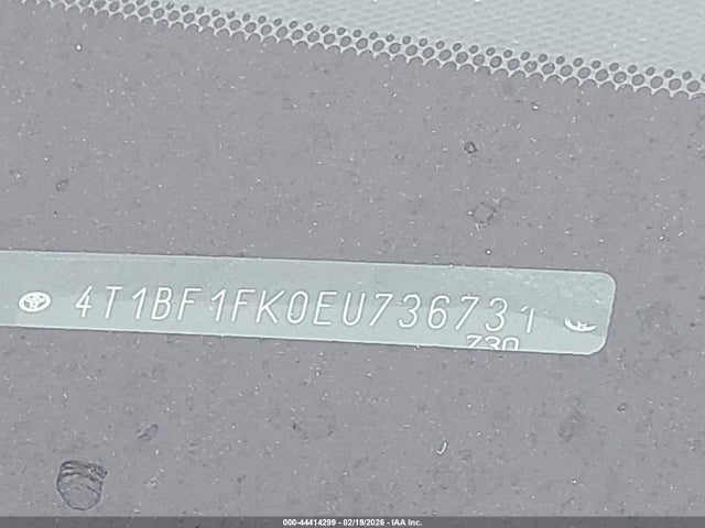 4T1BF1FK0EU736731 Toyota CAMRY SE