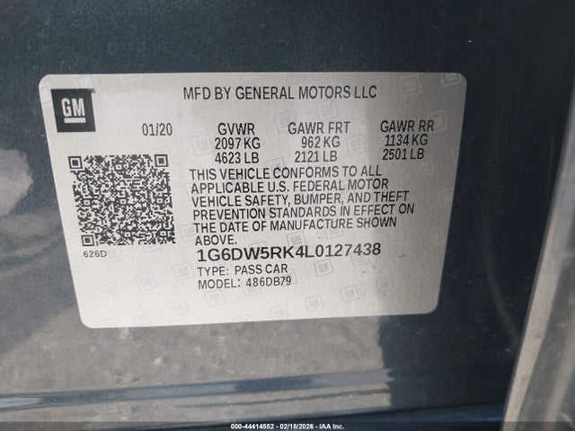 2020 CADILLAC CT5 1G6DW5RK4L0127438 Photo 8