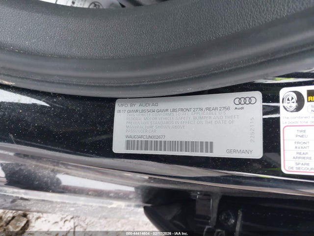 Продаж на аукціоні авто 2018 Audi A6 3.0t Premium, vin: WAUG3AFC3JN002677, номер лоту: 44414604
