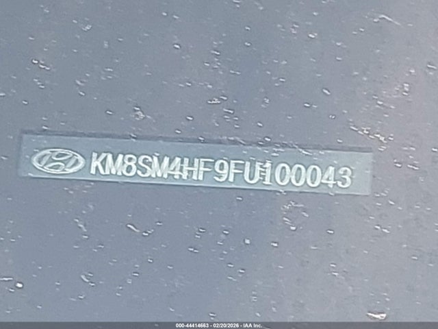 KM8SM4HF9FU100043 Hyundai Santa Fe Gls