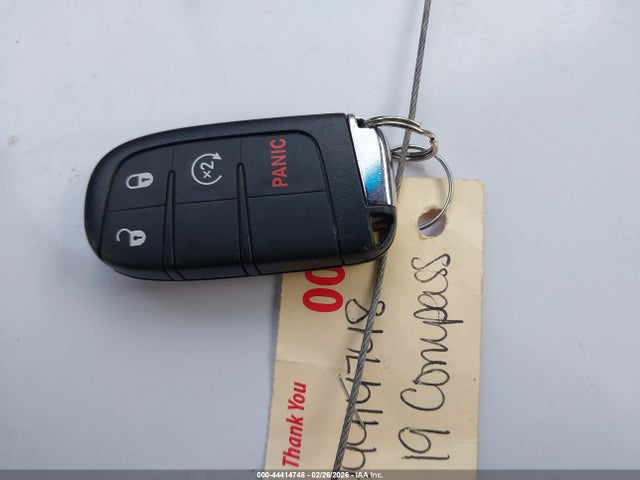 Aukcja sprzedaży 2019 Jeep Compass Latitude 4x4, vin: 3C4NJDBB7KT654301, numer aukcji: 44414748